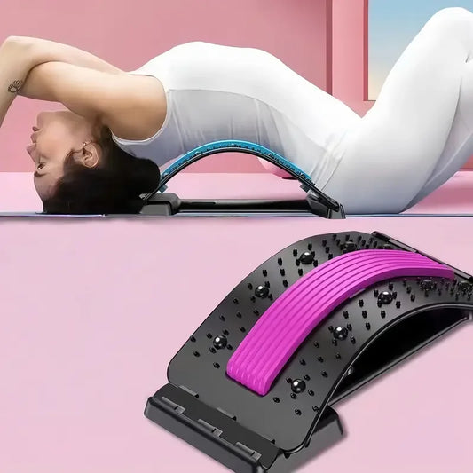 Back Stretcher for Lower Back Pain Relief. Lumbar Cracker Board