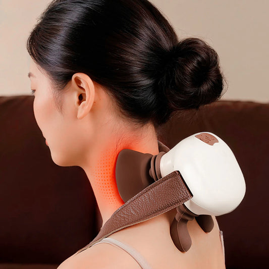 Neck Massager with Heat Shiatsu Neck and Back Massager