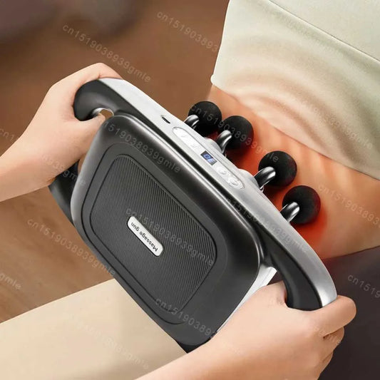 Head Fascia Gun High-Frequency Vibration Body Massage Gun